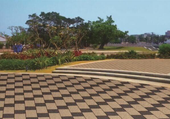 透水砖案例